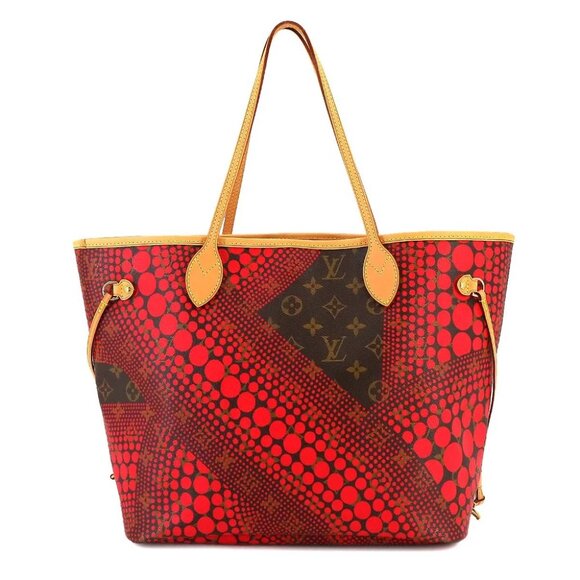 LOUIS VUITTON Monogram Wave Neverfull MM Tote Bag Yayoi Kusama M40686 90235529 - Picture 1 of 10